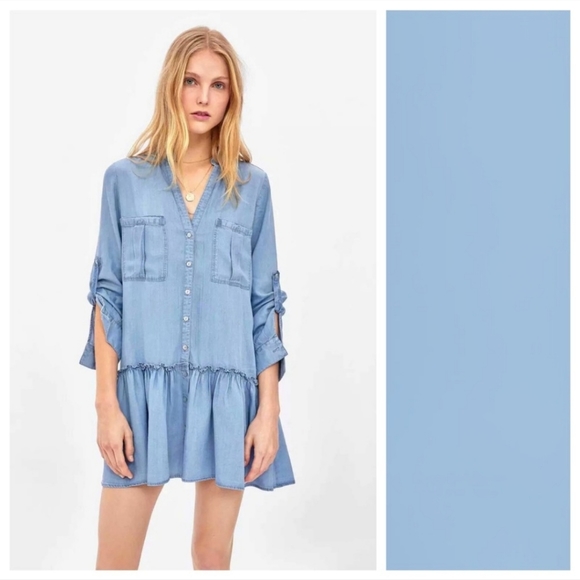 Zara Dresses & Skirts - Zara Shirt Dress